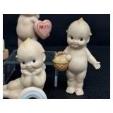 Set of 4 Jesco and Enesco Kewpie Figurines with Accessories