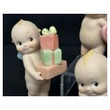 Set of 4 Jesco and Enesco Kewpie Figurines with Accessories