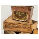 Set of 6 Vintage Wooden Drawers and Boxes, Fun Decor