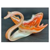 Mid-Century Sooner Hand Blown Glass Swan