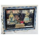 Set of 3 Vintage Advertising Picture Frames with Weather Indicators