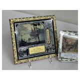 Set of 3 Vintage Advertising Picture Frames with Weather Indicators