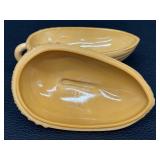 Caramel Slag Glass Covered Squirrel Dish by LE Smith