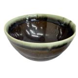 Set of 2 Vintage Mid Century Glazed Pottery Bowls