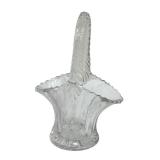 Set of 3 Glass Baskets including Vintage Fenton Ruby Red Rose Glass Basket