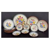 Vintage Mid Century Stangl Pottery Set - Fruit and Flowers Pattern