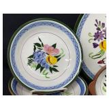 Vintage Mid Century Stangl Pottery Set - Fruit and Flowers Pattern