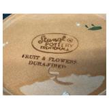 Vintage Mid Century Stangl Pottery Set - Fruit and Flowers Pattern