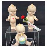 Collection of 3 Kewpie Figurines by Charisma with Cupid Details
