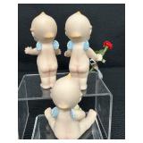 Collection of 3 Kewpie Figurines by Charisma with Cupid Details