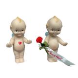 Collection of 3 Kewpie Figurines by Charisma with Cupid Details