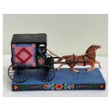 Jim Shore Heartwood Creek "Simple Living" Horse and Buggy Figurine
