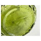 Avocado Green Vintage Anchor Hocking Lido Milano Ball Pitcher