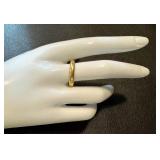18K Gold Ring, Size 9.25