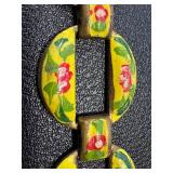 Vintage Hand-Painted Cuban Bracelet