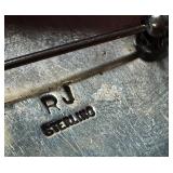 Set of 2 Vintage Sterling Silver Brooches - Heart & Floral Designs