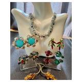 Collection of Vintage Sparkling Jewelry Pieces