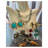 Collection of Vintage Sparkling Jewelry Pieces