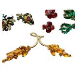 Collection of Vintage Sparkling Jewelry Pieces