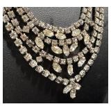Collection of Vintage Faux Pearl and Rhinestone Jewelry, Featuring Les Bernard Necklace