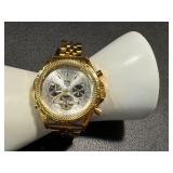 Orkina Gold-Plated Kinetic Automatic Watch