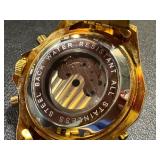 Orkina Gold-Plated Kinetic Automatic Watch