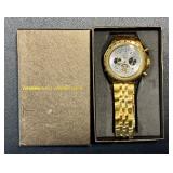 Orkina Gold-Plated Kinetic Automatic Watch