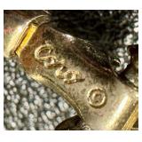 Collection of Vintage Jewelry with Floral and Gemstone Designs