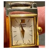 Vintage Citizen Elegance Watch with Gold Tone Accents