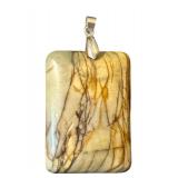 Unique Red Creek Jasper Pendant