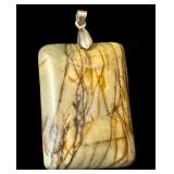 Unique Red Creek Jasper Pendant
