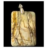 Unique Red Creek Jasper Pendant