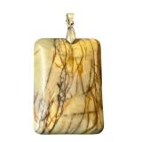 Unique Red Creek Jasper Pendant