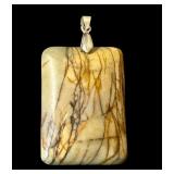 Unique Red Creek Jasper Pendant