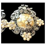 Set of 8 Vintage Clip and Screw Back Earrings - Assorted Styles