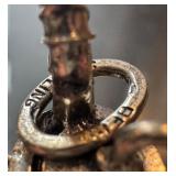 Vintage BEAU Sterling Silver Wood Stove Charm