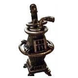 Vintage BEAU Sterling Silver Wood Stove Charm