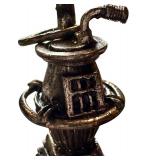 Vintage BEAU Sterling Silver Wood Stove Charm