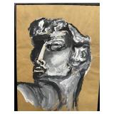 Original Acrylic on Kraft Paper by "J" (Julia Gleize)