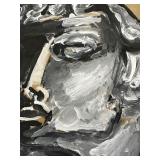 Original Acrylic on Kraft Paper by "J" (Julia Gleize)