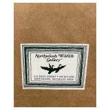 Esox Fable Muskie by Wildlife Artist Scott Zoellick Print - Framed and Matted (1990)