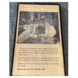 "Beware of Chance Acquaintance" Framed Print - Youth & Life Exhibit by The American Social Hygiene Association, Copyright 1922