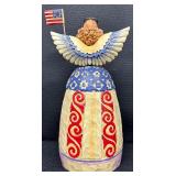 Jim Shore Heartwood Creek I Pledge Allegiance To The Flag Figurine