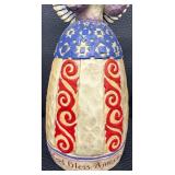 Jim Shore Heartwood Creek I Pledge Allegiance To The Flag Figurine