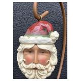 Jim Shore Heartwood Creek Six Ornament Collection with Square Quilted 10" Ornament Holder