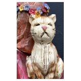 Jim Shore Heartwood Creek Angel with Cat Figurine