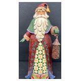 Jim Shore Heartwood Creek Santa Holding a Lantern Figurine