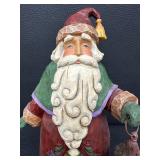 Jim Shore Heartwood Creek Santa Holding a Lantern Figurine
