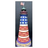 Jim Shore Heartwood Creek One Nation Under God and I Pledge Figurines