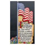 Jim Shore Heartwood Creek One Nation Under God and I Pledge Figurines